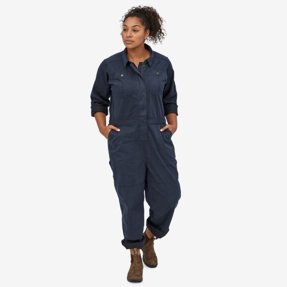 New Patagonia Womens Shop Coveralls Jumpsuit Overalls Long Sleeve Utility Work - Picture 1 of 11